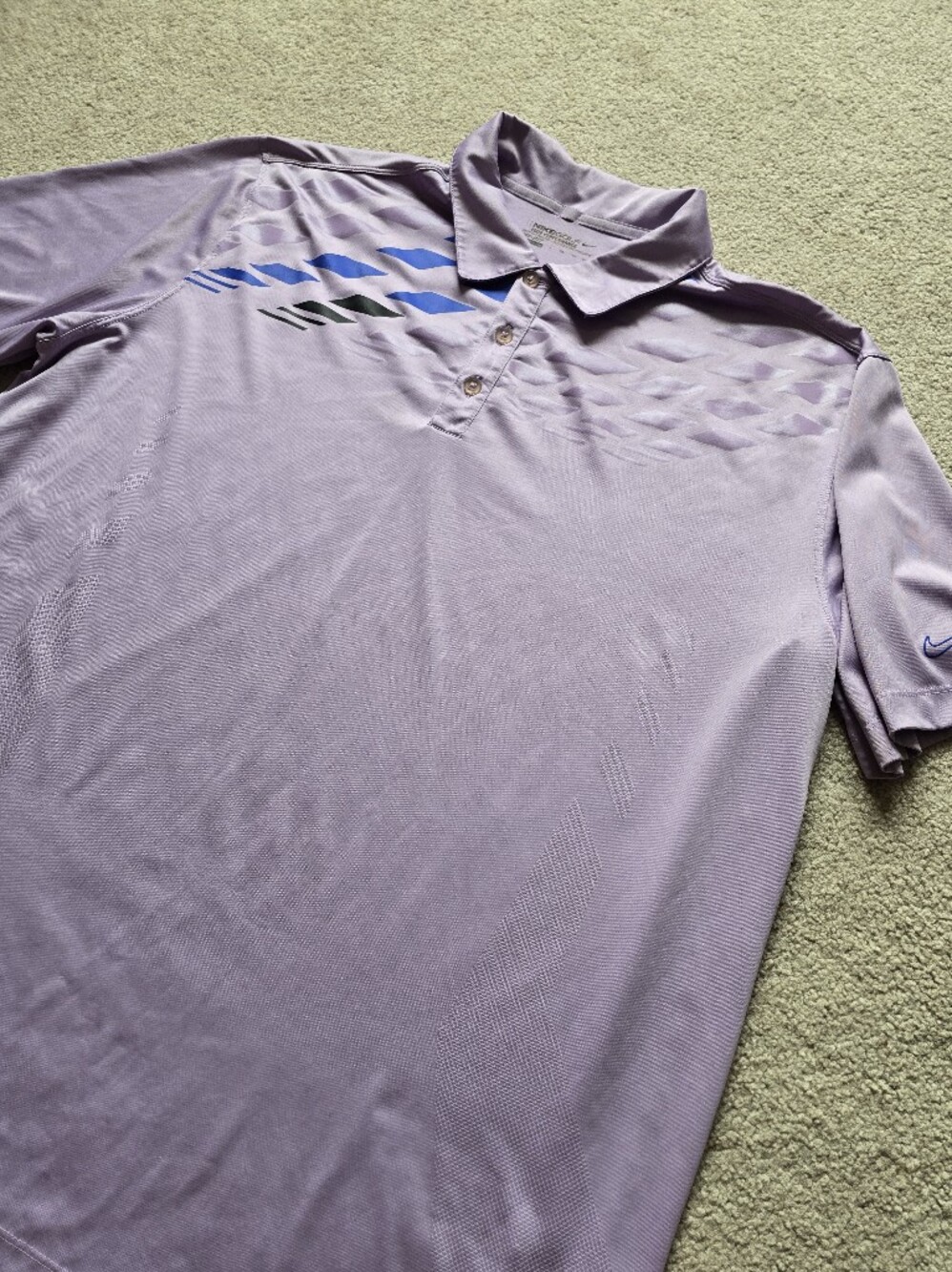 Nike Golf Dri-FIT Purple Polo Shirt Men’s Womens XXL